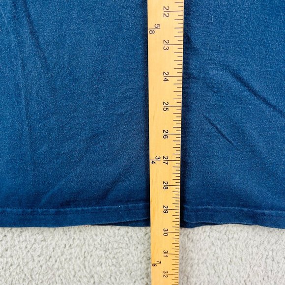 Vintage Nascar Chase Jimmie Johnson Lowes #48 Blue Men’s T-Shirt Size 2XL - Picture 5 of 9